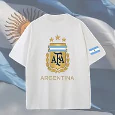Camiseta Unissex Basica Argentina Idolo Unissex Casual 100% Algodão Envio Rápido