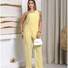 Macacão Feminina Nula Manca Luxo Estrutura e Estilo perfeita para o verão Nosso Macacão Nula Manca elegante