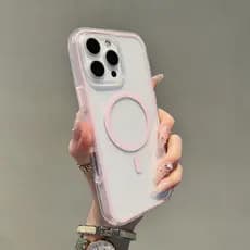 Capa De Telefone Magnética Com Tira anti-Queda 2 Em 1 Personalizada E Criativa Adequada Para iPhone 11 12 13 14 15 16 Pr