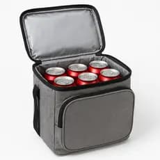 Bolsa Térmica Grande Fitness Piquenique Portátil para Lanches Marmita Dobrável Alça Ajustável