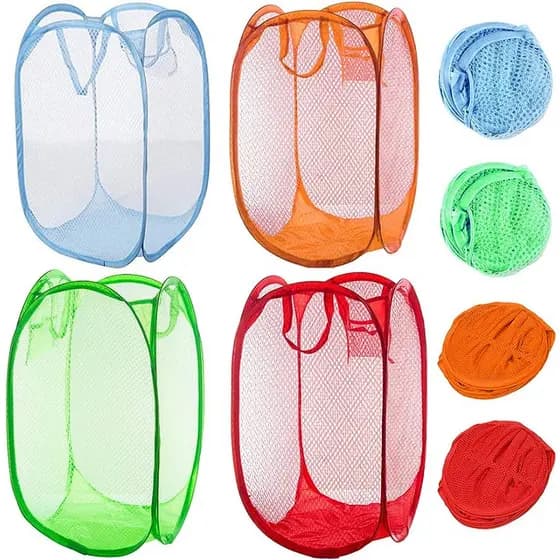 Cesto De Roupa Caixa Cesto Dobrável Para Roupas E Brinquedos Cesto Infantil Cores Diversas Caixa