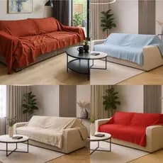 Manta Para Sofá Super King Grande Decoração 4,00 X 1,80 100% Algodão