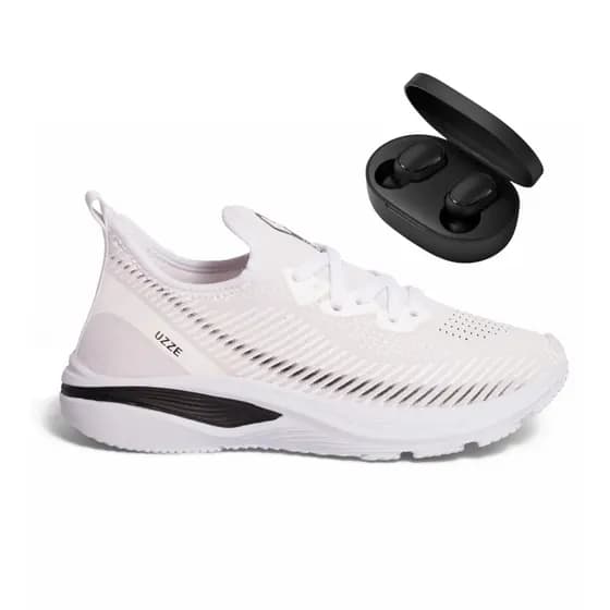 Kit Tênis Calce Facil Esportivo Academia + Fone