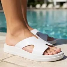 Chinelo Sandalia Slide Papete Feminina Ortopédica Tratorada Adulto - Ref 03