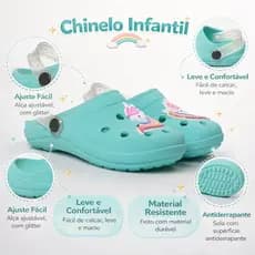 Chinelo Infantil Babuche Calce Facil Confortável - Ref02