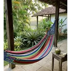 Rede De Dormir Descanso Reforçada Grande De Nylon Confortável De Luxo Envio Rápido Direto Da Fabrica