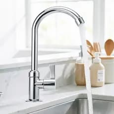 Torneira de luxo leve para água fria única | Design minimalista | Torneira para banheiro