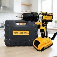 Parafusadeira Furadeira 48V 丨Maleta 2 Baterias e Kit de Acessórios Completo丨Versão portátil