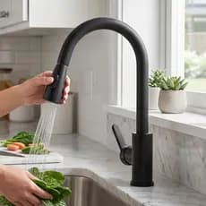 Torneira retrátil portátil para cozinha | Limpa todos os cantos