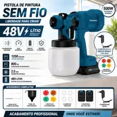 Pistola de pintura multifuncional, pulverizador | Grande capacidade e grande alcance