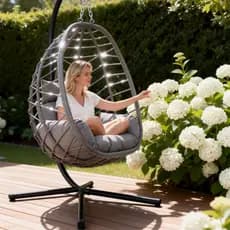 Cadeira Balanço Suspensa Serenelife Com Suporte Para Jardim