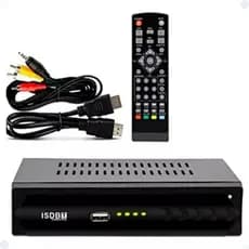 Conversor de TV analógico para digital HDTV 1080 Gravação 110V/220V