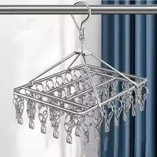 Varal 8/10/20/40 Prendedores Roupa Bebe Calcinha Cueca Dobrável Inox