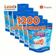 Kit 1200 Lenços Umedecidos Use It - Com Aloe Vera Sem Álcool Etílico Sem Parabenos - Envio Imediato