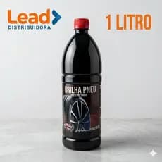 Pretinho Mil Milhas 1 Litro Renovador de Pneus Brilho Intenso Proteção Duradoura Para Carros Motos e Utilitários
