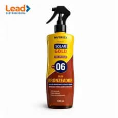 Óleo Bronzeador Solar Gold Nutriex 120 ml – bronzeado intenso, hidratação profunda - Envio Imediato