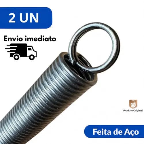 Par de Molas para Para-choque 37Cm - Caminhões e Carretas