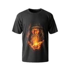 Camiseta Gandalf Senhor dos Anéis 100% Algodão Estampa Premium O Um Anel Tolkien Geek