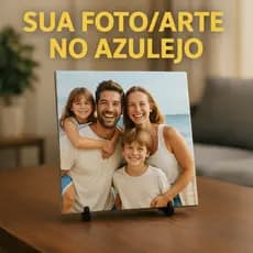 Azulejo Personalizado Com Sua Foto Com Suporte Sua arte