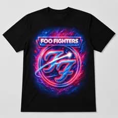 Camiseta Foo Fighters Banda Rock Unissex Estampa Premium 100% Algodão Geek