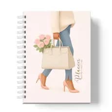 Planner 2026 A5 – Agenda Feminina com Capa Dura, Financeiro e Organização - Minimalista Planner Meta