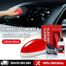 Escova de limpeza de filme de óleo de vidro de carro 120ml Caixa Colorido Armazenamento Conveniente