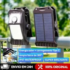 LED Solar Jardim Ao Ar Livre Luzes Clipe Luz À Prova Dwaterproof Água Sensor De Movimento Lâmpada