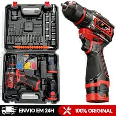Furadeira Parafusadeira Impacto 16.8V Profissional Brushless 60Nm 2 Baterias 3 Func¶es