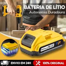 Bateria Para Íon-Lítio 48/21V  Proteção PCB Adequado para furadeiras de lítio e