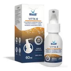 Vitta C Spray Natural Multivitamínico Minerais Biocell 60ml Sabor Natural