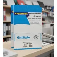 Papel Certificado Opaline Offset Diploma Liso 180g A4 100 Fls