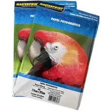 Papel Fotográfico Glossy 135g A4 Branco Brilhante 100 Folhas