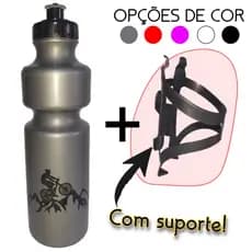 Garrafa Squeeze com Suporte para Bicicleta Bike 750ml Plástico Leve Resistente – Uso Diário Esporte