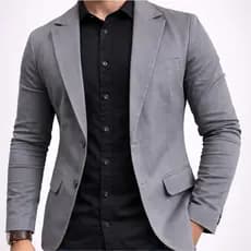 Blazer Masculino Slim Fit Premium Alfaiataria Sarja Elastano Casamento Escritorio Esporte Fino