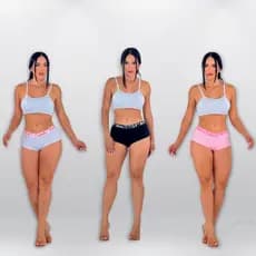 Kit Calcinhas Shorts Faber Box Cueca Feminina Algodão Conforto Elegância