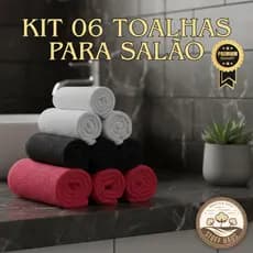 Kit 10 Toalhas de Rosto Profissional p/ Salão/Banheiro Premium Toque Maciez StoffHaus