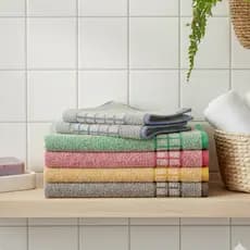 Kit Toalhas Piso Mali Atoalhado Pezinho Estampado