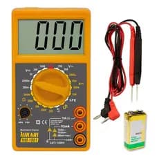 Multímetro Digital Hm-1001 Hikari Beep Diodo Hfe Completo