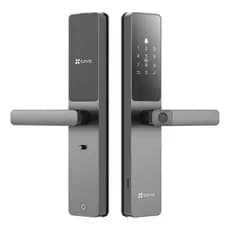 Fechadura Digital Inteligente Ezviz Cartão Senha Dl05 Wifi Cor Cinza