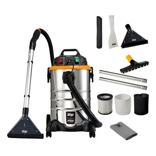 Wap Home Carpet Cleaner Pro 30 Extratora Amarelo E Preto Em Aço Inoxidável - 127v