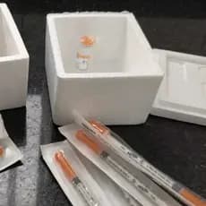 100 caixa de isopor para medicamentos e alimentos💗DUNAMYS