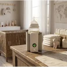 Aquecedor de Mamadeiras Sem Fio com Controle de Temperatura Baoshi