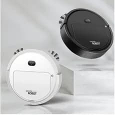 Robô Aspirador Automático 1600Pa – Recarregável, Baixo Ruído e Limpeza Eficiente