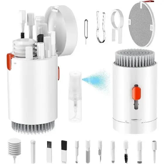 Kit Limpeza 20 em 1 Teclado Mecânico, Fone de Ouvido, Celular – Escova e Extrator de Teclas