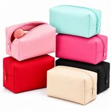 Estojo Necessaire Até 12 Unids pra Maquiagem Feminina Serve pra Estampar DTF - Cores Unissex