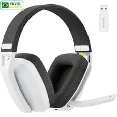 ORIGINAL Headset Gamer BINNUNE BW06 Sem Fio Bluetooth 2.4GHz PS5 PS4 PC Com Microfone Profissional