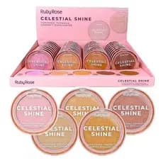 ILUMINADOR COMPACTO CELESTIAL SHINE RUBY ROSE HB M701