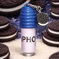Lip Gloss Oreo com Chaveiro