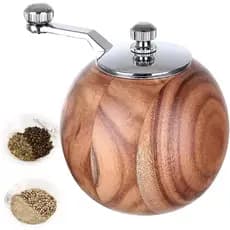 Moedor de pimenta de, conjunto de moedor de sal e pimenta | Saleiro manivela moedor de pimenta manual