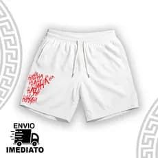 Bermuda Tectel Premium Short Treino ''HAHAHAHA'' Academia Conforto 2026 Envio Imediato - 838